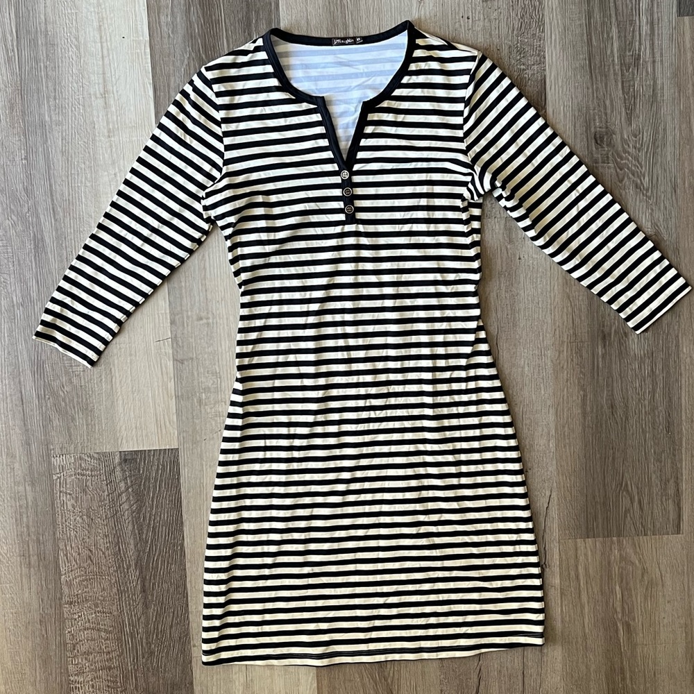 J. McLaughlin Seaside Striped Dress Sz Xs
